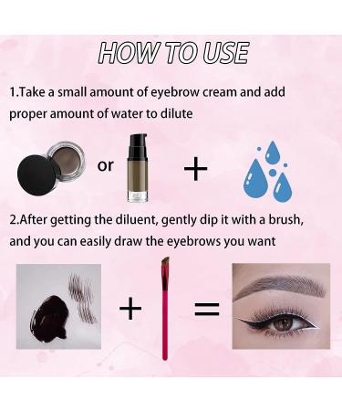 YASNAI 2 Pcs Multi Function Eyebrow Brush Set | Professional Angled Makeup and Hairline Concealer Brush - Buy Online on GoSupps.com