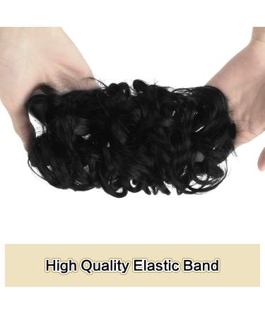 Shop Sofeiyan Hair Part Updos Wavy Chignon Hairstyles for Women | 60g Pech Black Hair Ties - International Shipping Available - Buy Online on GoSupps.com