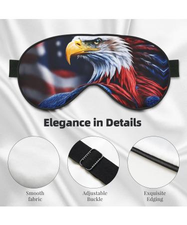 SSIMOO American Bald Eagle Eye Mask Double-Sided Soft & Light Blocking for Enhanced Sleep Quality - Buy Online on GoSupps.com
