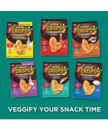  Dare Veggie Crisps Dare Veggie Crisps Sea Salt - Crispy chips made from real vegetables crunchy plant-based snacks 100g - Buy Online on GoSupps.com