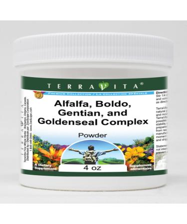 Alfalfa Boldo Gentian and Goldenseal Complex Powder (4 oz ZIN: 512003) - 3 Pack