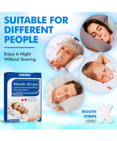 Mouth Tape for Sleeping - 120 PCs Anti-Snoring Pflaster | Better Sleep & Breathe | Wordian Petals - Buy Online on GoSupps.com