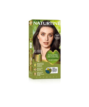Naturtint Permanent Hair Colour Gel 3WN Radiant Nature Dark Brown Plant Enriched Ammonia Free Long Lasting Grey Coverage and Radiant Colour Nourishment and Protection