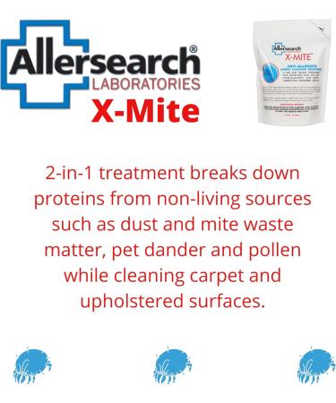 Allersearch X-Mite Dry Powder Carpet Cleaner - Buy Online on GoSupps.com