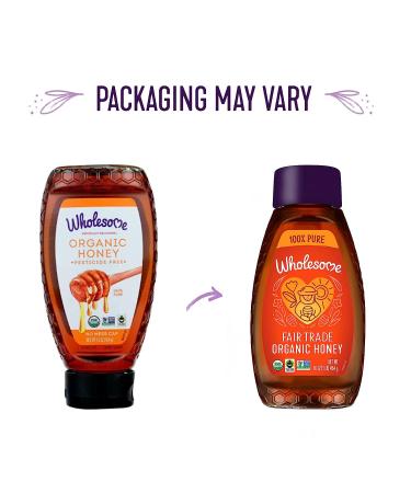 Wholesome Organic Honey 24 oz - Pure & Natural Sweetener (680 g) - Buy Online on GoSupps.com