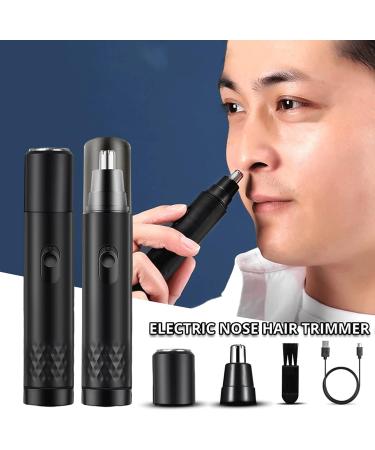 TEMKIN USB Rechargeable Nose Hair Trimmer Electric Mini Waterproof Hair Remover for Men & Women | Precision Nose Cleaning Scissors - Buy Online on GoSupps.com