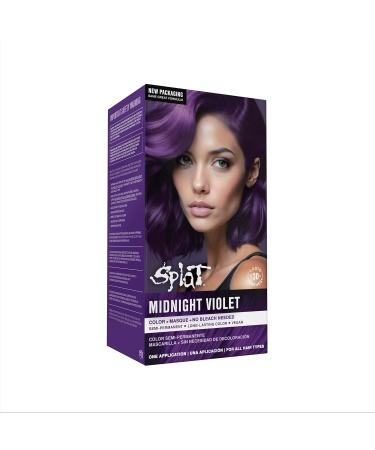 Splat Midnight Violet | 30 Wash No Bleach Semi-Perm Hair Dye | Vegan & Cruelty Free