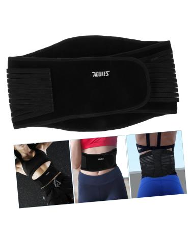 Buy Adjustable Waist Support Belt for Women | Lumbar Support Back Brace & Fitness Trainer - Breathable Leather for Men - Buy Online on GoSupps.com