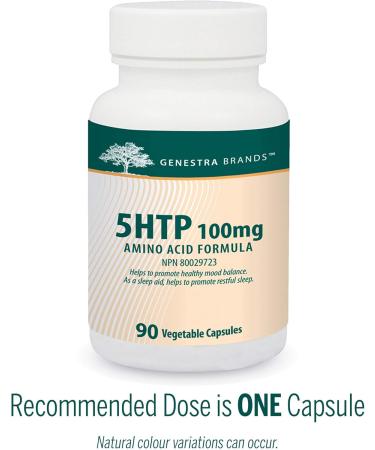 Genestra Brands 5HTP 100 mg - Sleep Support & Mental Balance - 90 Capsules | Best eCommerce for International Shipping - Buy Online on GoSupps.com