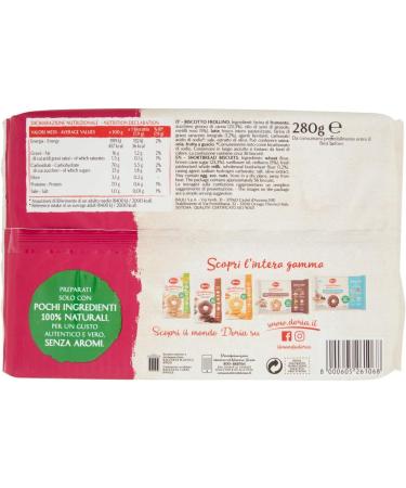  Italian Gourmet E.R. Doria Biscotti con Frutti Rossi e Grano Buckwheat Red Fruit and Buckwheat Cookies 280g + Italian Polpa Gourmet 400g - Buy Online on GoSupps.com