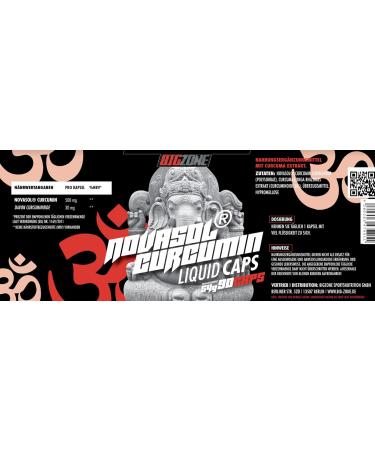 Buy Big-Zone Curcumin NovaSol Curcuma (Turmeric) Made in Germany - 90 Liquid Capsules for Optimal Health | Fast International Shipping - Buy Online on GoSupps.com