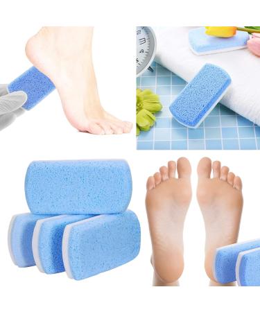 4-Piece Double-Sided Lava Pumice Stone Set - Effective Callus & Dead Skin Remover for Feet Hands & Body - Buy Online on GoSupps.com