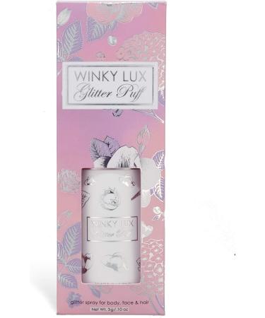 Winky Lux Glitter Puff - Body, Hair & Face Glitter Gel Highlighter Makeup - Pink Body Shimmer Spray - Buy Online on GoSupps.com