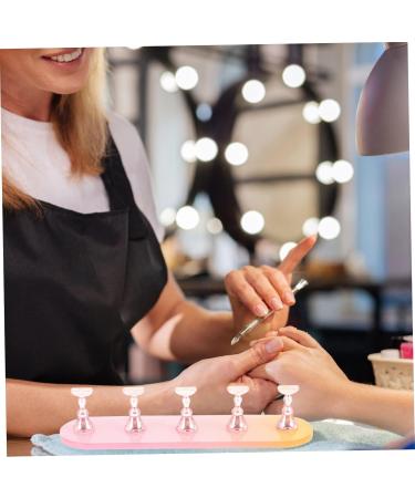 Beaupretty 5 Sets Nail Practice Holder Nail Stands for Nail Painting Creative Nail Display Training Creative Nail Racks Nail Racks for Nail Painting Nail Art Manicure Fixture Plastic Magnetic - Buy Online on GoSupps.com