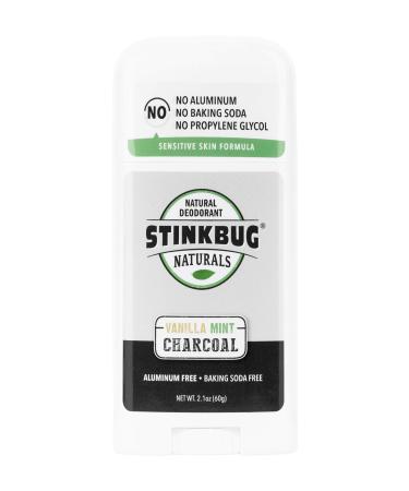 STINKBUG NATURALS Vanilla Mint Charcoal Deodorant  2.1 OZ