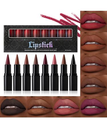  Opilroyn Lip pencils matte lipstick for women - Soft matte finish lipliner pen long-lasting easy-to-apply color lip cosmetics for girls - Buy Online on GoSupps.com