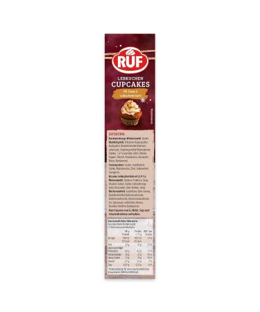 Delicious Gingerbread Cupcakes - Creamy Frosting & Winter Spice Muffins - 8 Pack (350g) | International Shipping Available - Buy Online on GoSupps.com