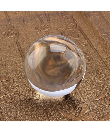 Hztyyier 40mm Clear Crystal Ball - Natural Quartz Healing Sphere with Stand | Rare Asian Gemstone for Meditation & Decor - Buy Online on GoSupps.com