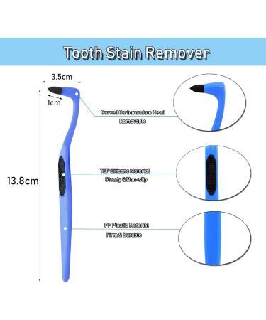 3 Pack Tooth Stain Remover Set - Effective Plaque & Teeth Whitening Cleaning Tools - Buy Online on GoSupps.com