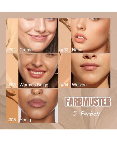  EONFAVE Foundation Stick Hydrating Concealer with Brush Matte Finish Long-Lasting Foundation Stick Double Headed Primer Stick (03 Warm Beige 20g) - Buy Online on GoSupps.com