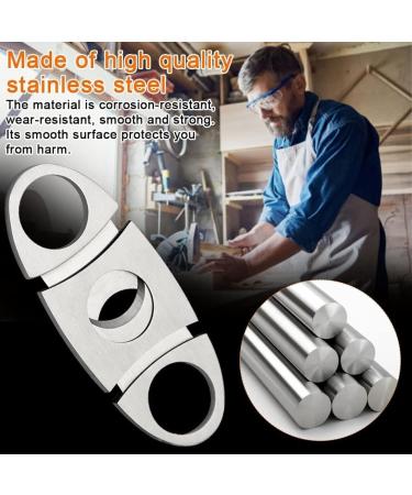 SGHAGH 2 Pcs Cigar Cutter Cigar Cigars Cutter Stainless Steel Cutter Cigar Cutter Guillotine Stainless Steel Cigar Pliers Cigar Cutters - Buy Online on GoSupps.com