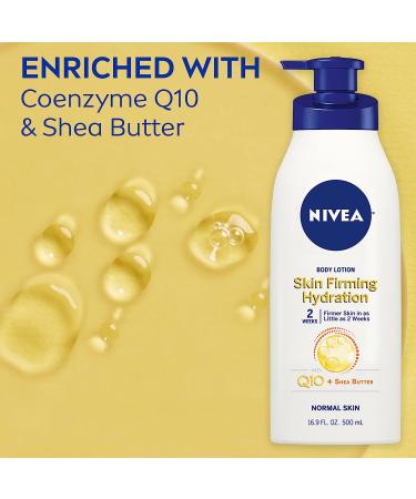 NIVEA Skin Firming Hydrating Body Lotion 16.9 oz - Q10 Formula for Normal Skin - Buy Online on GoSupps.com