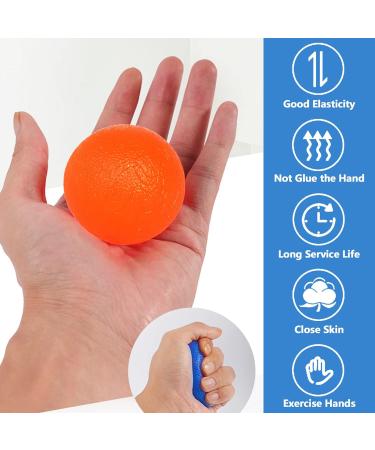 3 x Gel Hand Balls Grip Strength Trainer for Arthritis & Stress Relief - Buy Online on GoSupps.com