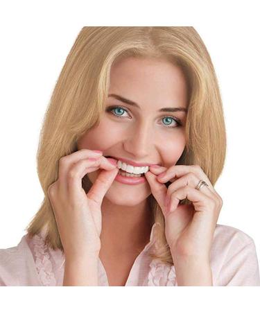 BGZ 2 Pairs Cosmetic Teeth Snap on Perfekt Smile Denture Perfect Smile Teeth Veneers Comfort Fit Flex Tooth Improve Your Smile in Minutes At Home 2 Upper & 2 Lower - Buy Online on GoSupps.com