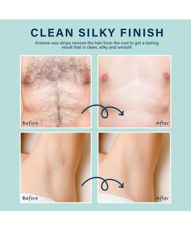 Wax Strips 64 Count Large Size for Women - Face, Legs, Underarms, Bikini - Natural Formula, Hair Removal - 7.1 x 3.5 Inches - Buy Online on GoSupps.com