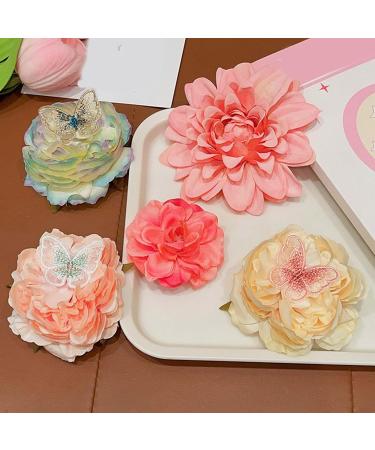 REDYY Peony Flower Hairpins Hot Girl Chinese Peony Flower Hair Clip Wedding Hair Clip For Woman Ponytail Hair Clip Hair Blue and green butte - Buy Online on GoSupps.com