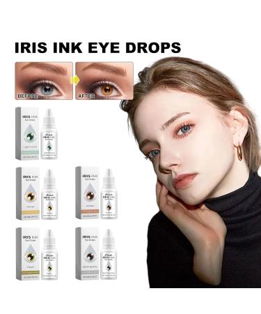 Fancy Drops Eye Color Changer | Irisink Pro Eye Drops | Change Your Eye Color to Light Green | International Shipping Available - Buy Online on GoSupps.com