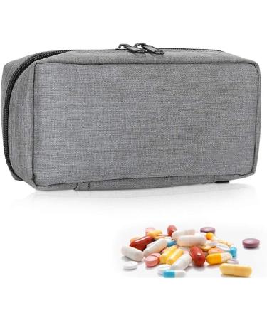 Insulin Cooler Protector Bag - Gray Optional Medicine Cooling Pouch for Travel, Office & Outdoor Sports - Inhaler Case for Elderly & Kids - Keeps Medicine Cool (Grey) - Buy Online on GoSupps.com