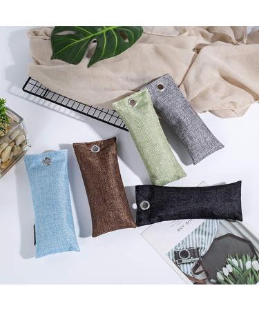 LKXharleya Natural Air Purifying Bag - Activated Bamboo Charcoal Odor Absorber & Deodorizer for Car Kitchen and Cupboards - Gray - Buy Online on GoSupps.com