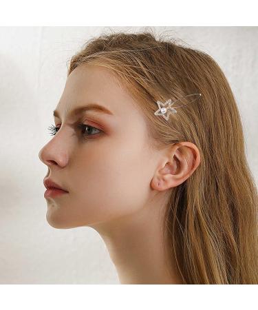 Wendalern Crystal Star Hair Clip Vintage Pearl Rhinestone Hair Pins Gold Pearl Star Hair Clip Crystal Hair Pins Headpiece Bridal Hair Accessories for Women and Girls - Buy Online on GoSupps.com