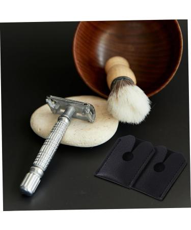 Dressoos 2-Pack Fall Razor Travel Bag | Art Leather Razor Case for Hairdressing Shavers & Manual Storage - Buy Online on GoSupps.com