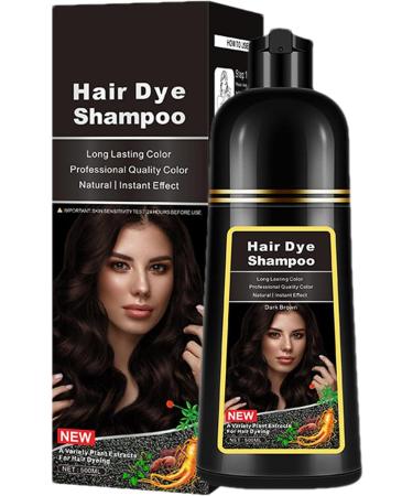 Instant Hair Dye Shampoo Black Dew Hair Color Shampoo Natural Plant-Based Hair Color Shampoo Hair Color Shampoo for Men and Women - Buy Online on GoSupps.com