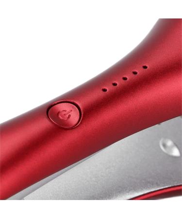 U-Shaped Curling Iron | Portable Hair Curler with 5 Adjustable Modes | Safety PTC Heating - Red - Buy Online on GoSupps.com