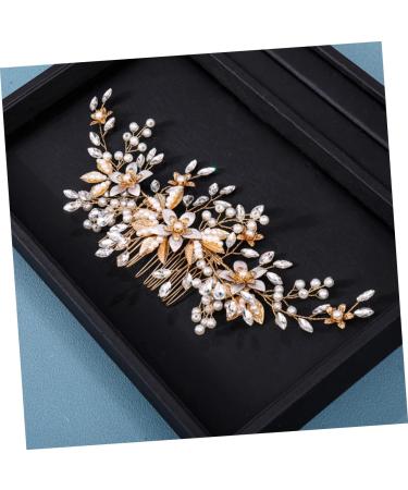 SKISUNO Headgear Wedding Hair Accessories for Brides Wedding Hair Comb Bridal Flower Hair Comb Bridal Headpieces Wedding Bridal Hair Comb Bride Headdress Bride Hair Comb Bridal Hair Decor - Buy Online on GoSupps.com