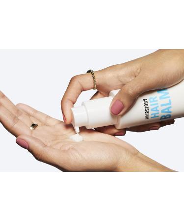 Hairstory Leave In Conditioning Balm for Curly Hair - 4oz Bottle | Frizz Control, Hydration, and Breakage Protection | Natural Ingredients, Sulfate-Free - Buy Online on GoSupps.com