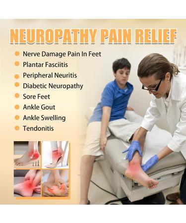 3 Pairs Neuropathy Socks for Pain Relief | Toeless Compression Socks for Neuropathy & Plantar Fasciitis | Soothe Ankle Pain | Available in Skin Color (L - Buy Online on GoSupps.com