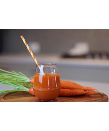 Pomona Organic Carrot Juice (Pack of 12) - Cold Pressed USDA Organic, 100% Carrots, No Added Sugar - Vegan, Kosher, Non GMO - 8.4 oz Glass Bottles - Buy Online on GoSupps.com