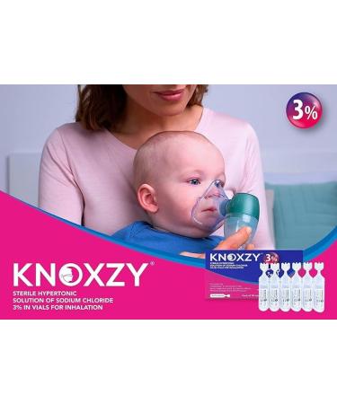 KNOXZY Hypertonic 3% Saline Solution for Nebulizer Machine | for Kids & Adults for Inhalation & Nasal Hygiene | Clears Lungs & Congestion l 30 Vials 4ml Unit Dose - Buy Online on GoSupps.com