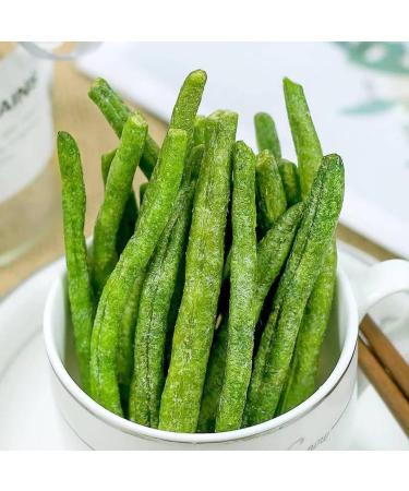 Green Bean Chips 240g Sea-Salted Delicious and Fresh Bulk Chips Crispy Dried Fruits and Vegetables - Buy Online on GoSupps.com