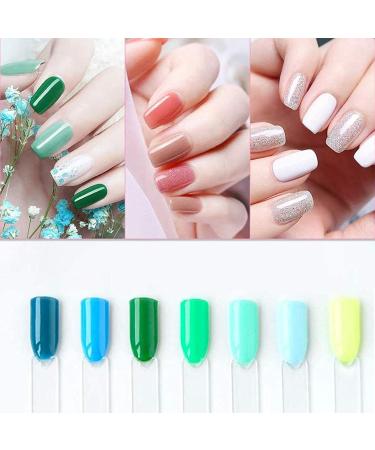 100 PCS Transparent Nail Polish Display Sticks - Nail Art Practice Tips & Color Plates - Buy Online on GoSupps.com
