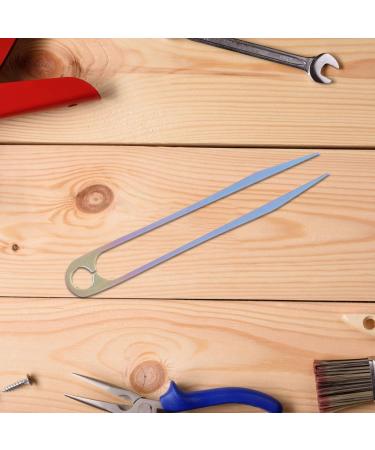 Fomiyes Titanium Alloy Tweezers - Premium Camping & Home Tool for Splinter Removal | Mini Precision Clamping Tweezers - Buy Online on GoSupps.com