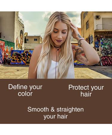 Gold Label Brazilian Keratin Blowout Hair Treatment - 240ml Super Enhanced Formula for All Hair Types & Colors - Buy Online on GoSupps.com