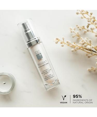 IDC Dermo Boost Collagen Pro Serum - Anti-Aging Facial & Neck Treatment | Lightweight Hyaluronic Acid Formula for All Skin Types - 1 fl oz - Buy Online on GoSupps.com