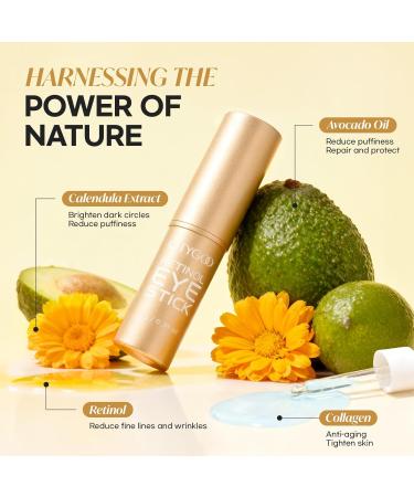 CITYGOO Retinol Eye Stick Hydrating: Dark Circle & Puffiness Balm with Retinol & Collagen - Anti Aging Wrinkle Cream For Women - Travel Friendly and Korean Skin Care 0.35oz/10g Gold 0.35 Ounce (Pack of 1) - Buy Online on GoSupps.com