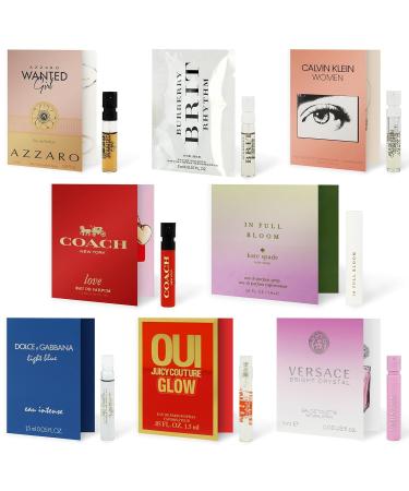 Perfume Sampler Set for Women - 8 Designer Fragrance Brands 0.05 Fl Oz (Pack of 8) - Buy Online on GoSupps.com