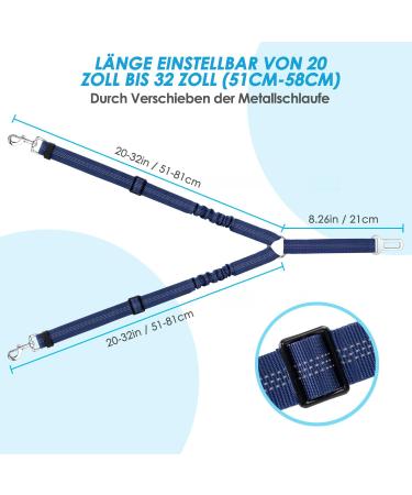 Slowton 2-in-1 Dog Car Seat Belt - Durable Adjustable Reflective Tangle-Free for Medium Dogs - Travel Safely in Style! - Buy Online on GoSupps.com